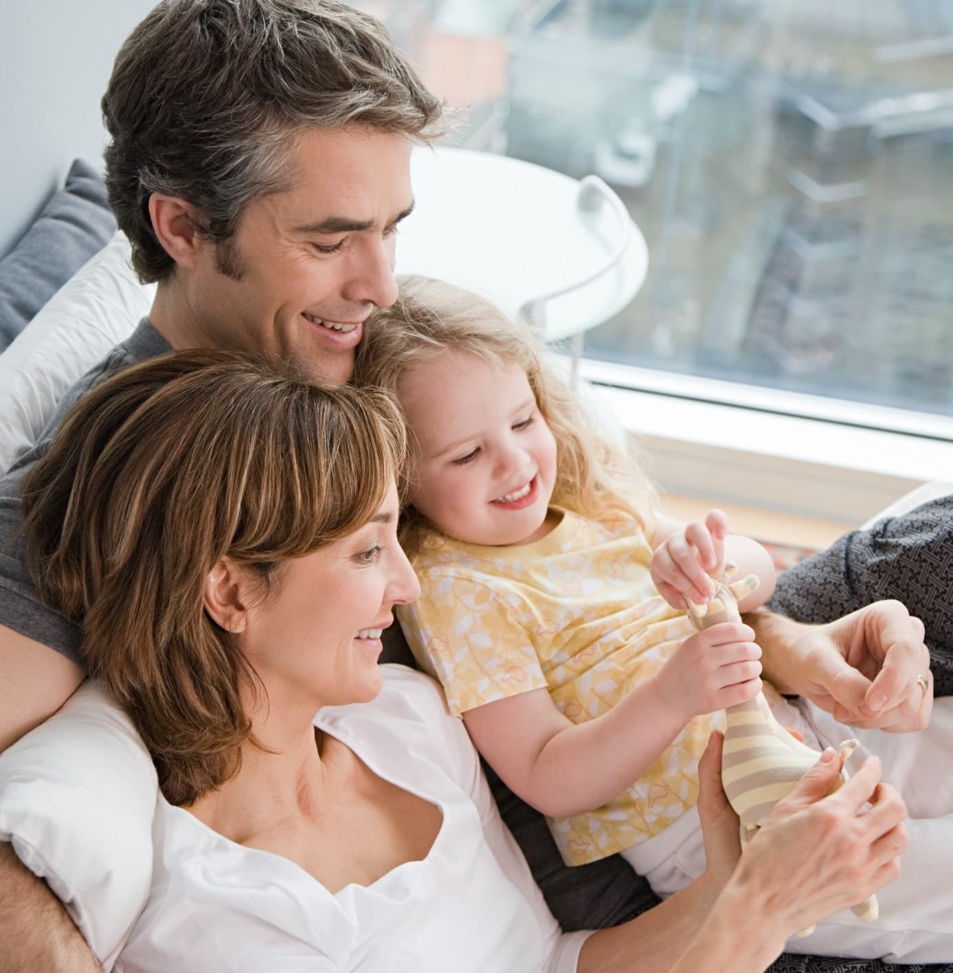 Family enjoying time together